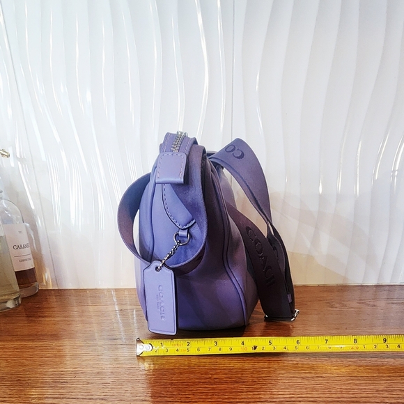 COACH PACE Shoulder Crossbody Bag Light Violet - Picture 14 of 15